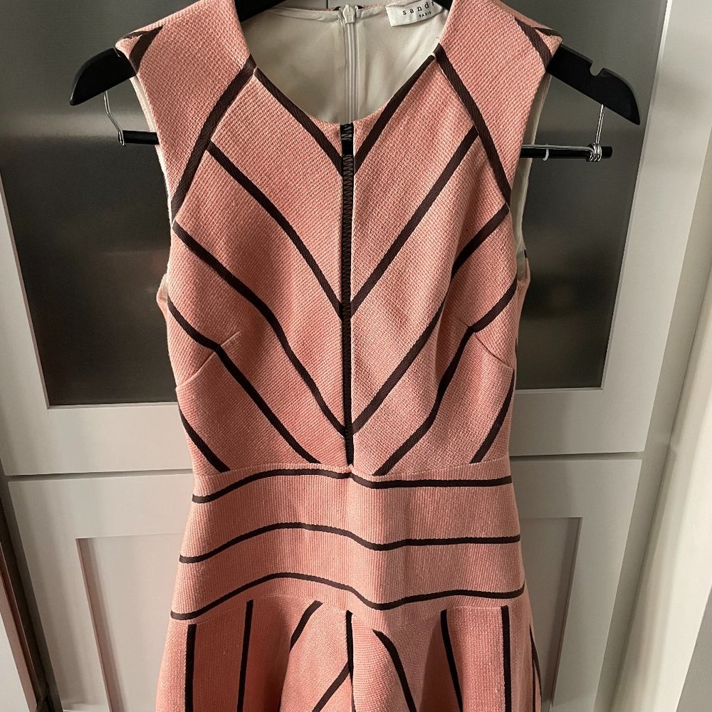 Sandro Pink/Brown mini dress size 1